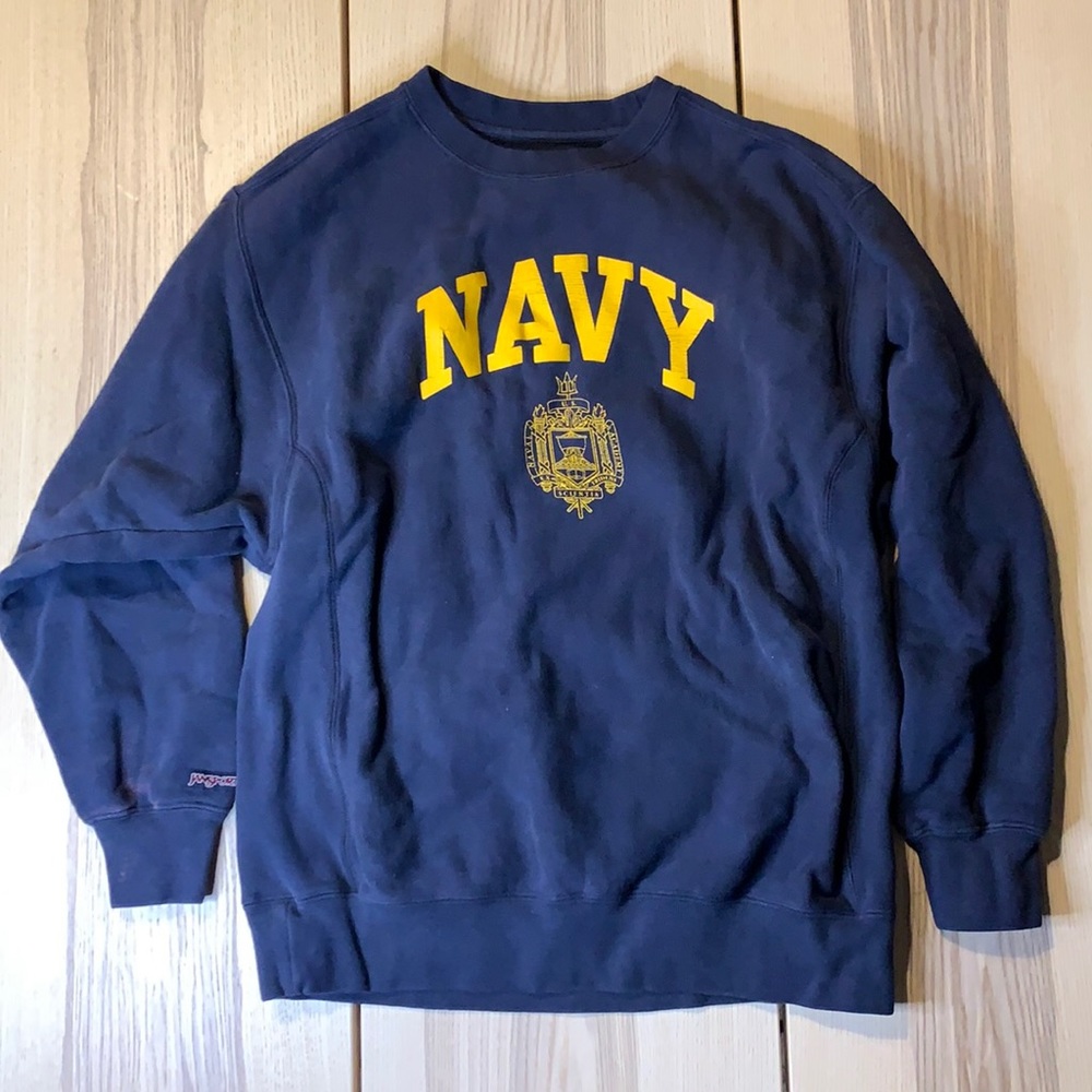 Vintage Jansport Navy Crew Fleece